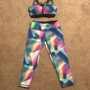 Victoria secret matching workout set